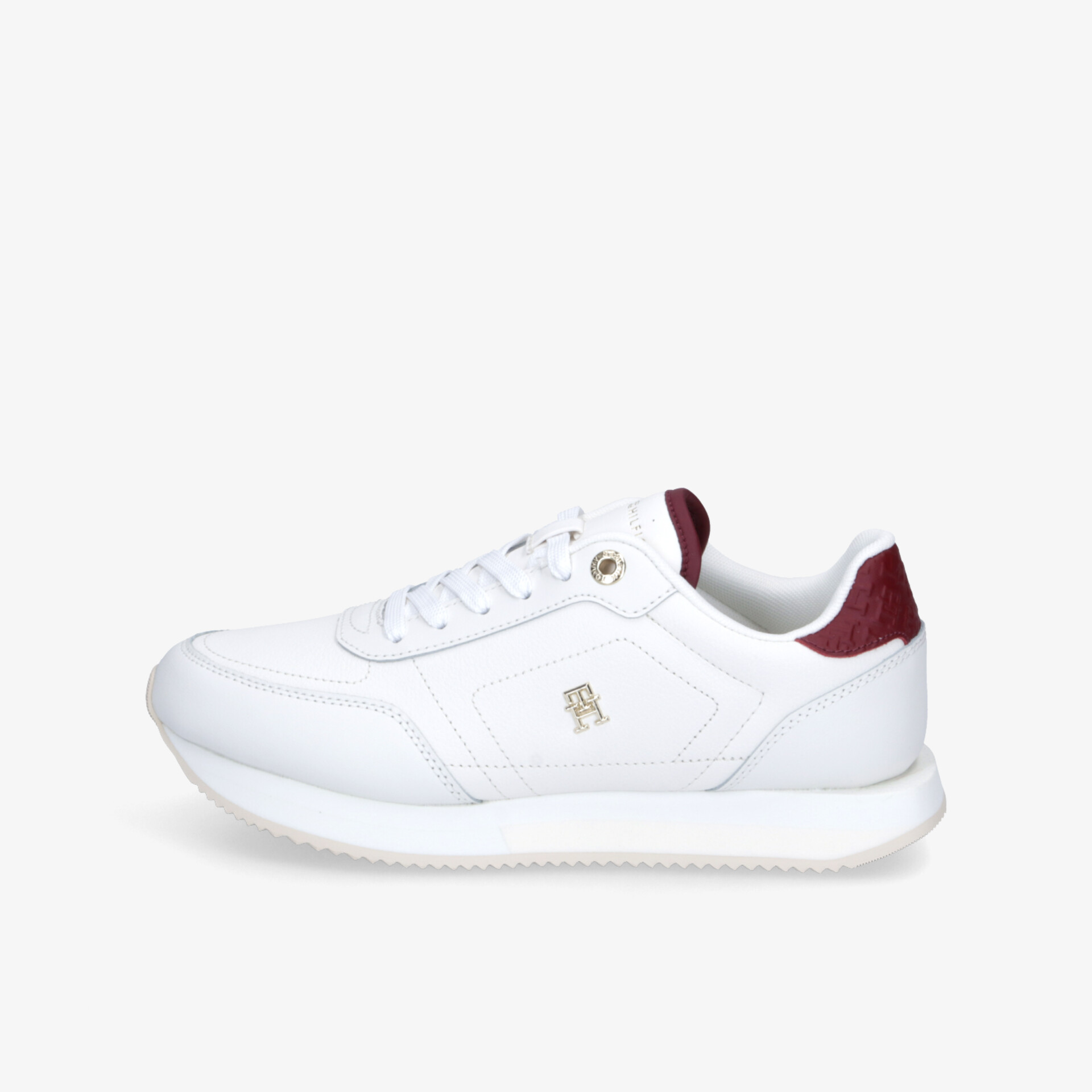 TOMMY HILFIGER Damen Sneaker Low weiß