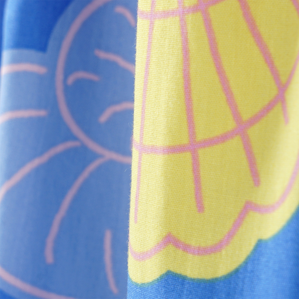 Topolino Mädchen Kleid mit bunten Muscheln blau / bunt