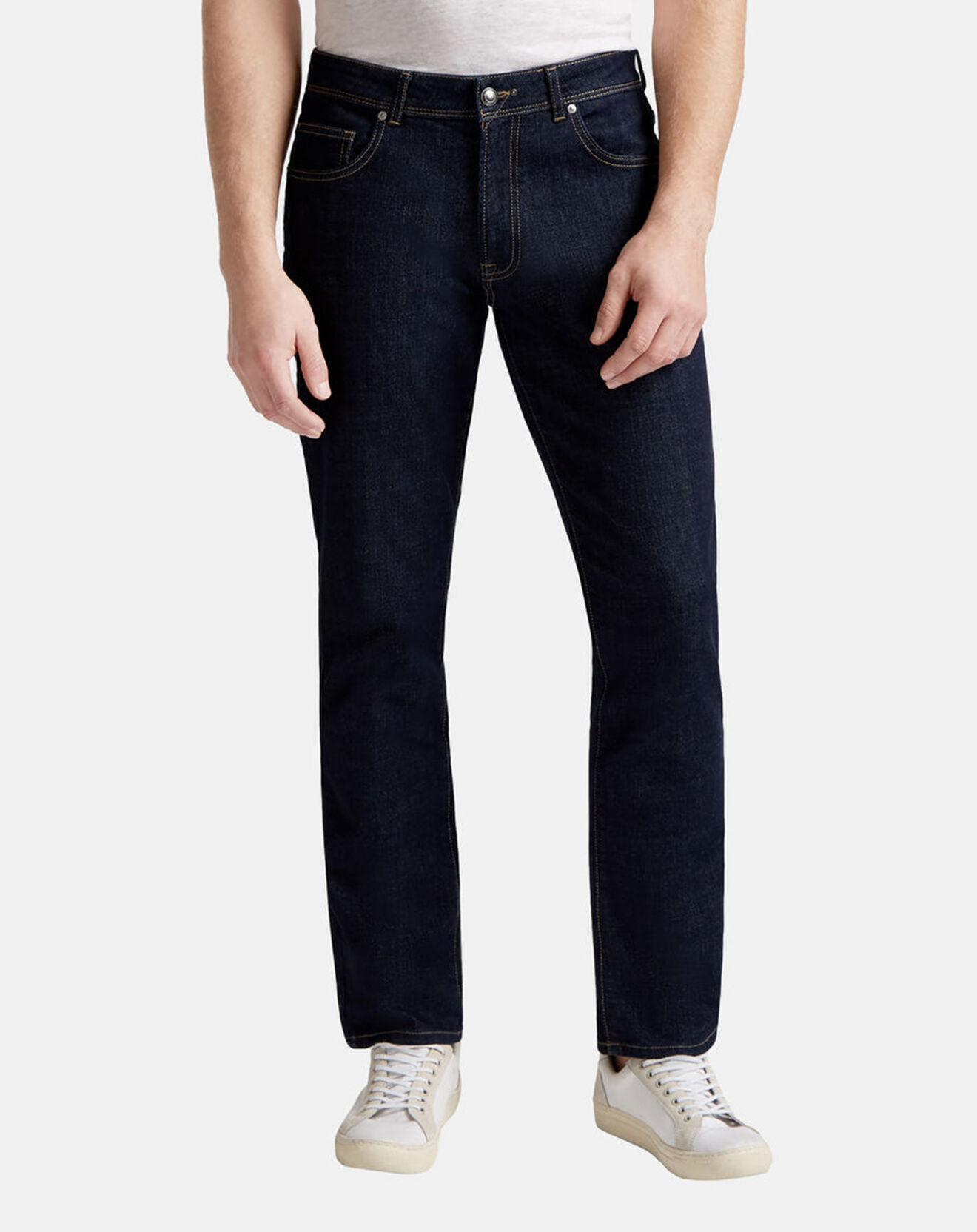 Hackett London Jean brut Regular Fit bleu foncé