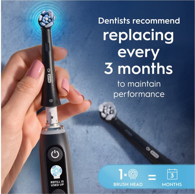 Oral-B iO Ultimate Clean tandbørstehoved 456753 3-stk (sort)