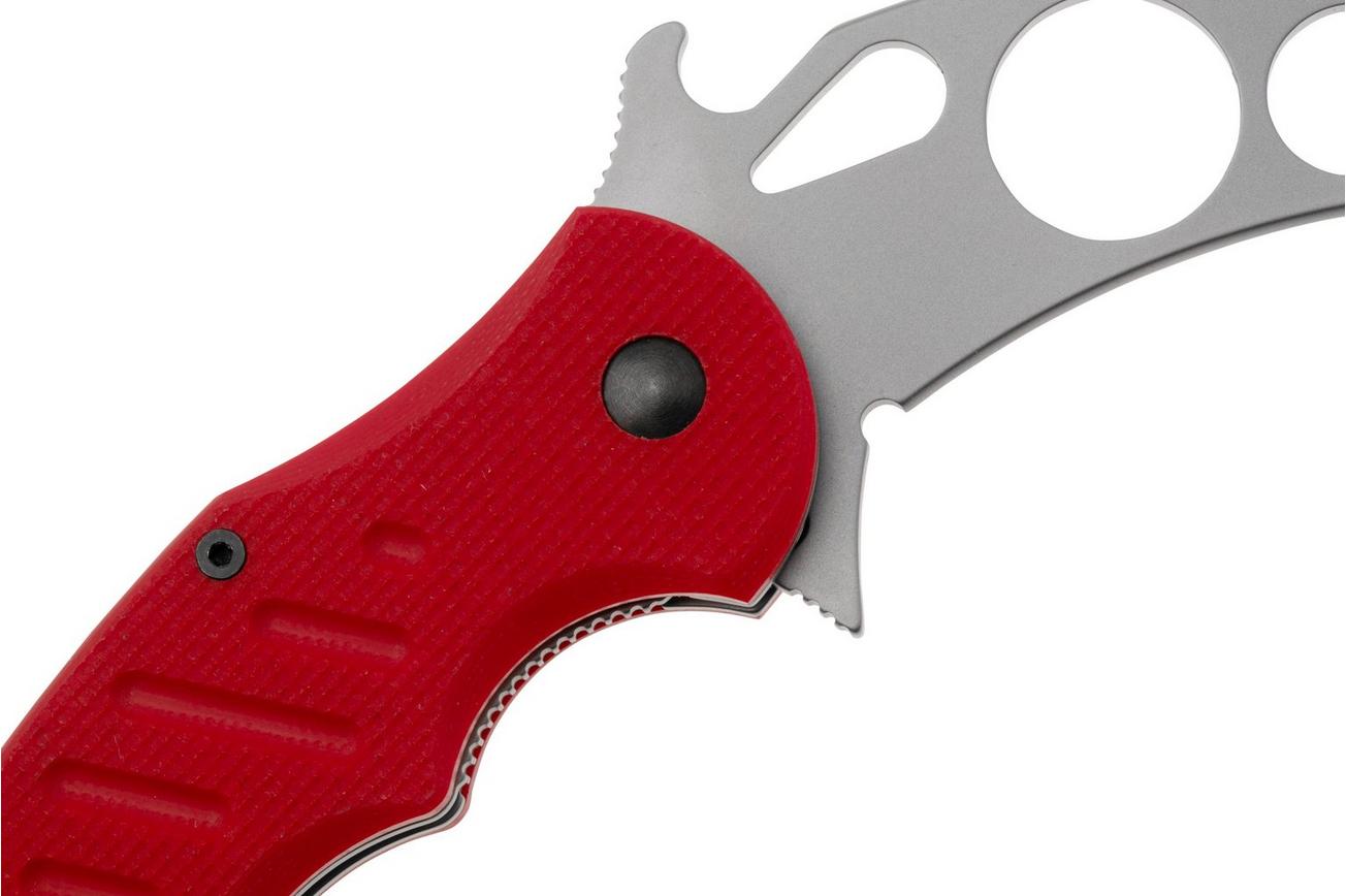 Fox Knives TK-479 Red G10, Folding Training Karambit, trainingsmes