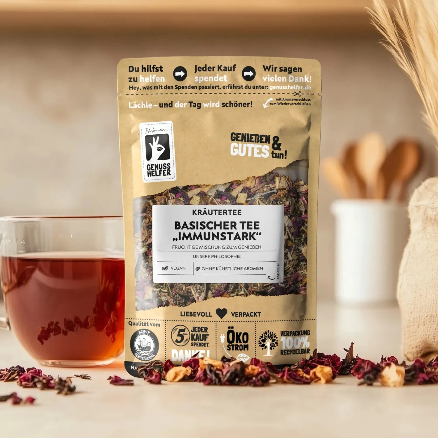 Basischer Kräutertee 