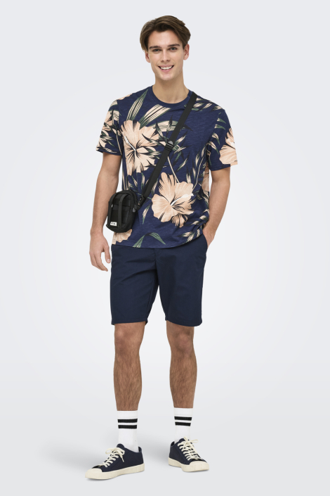 Only & Sons blauwe heren t-shirt