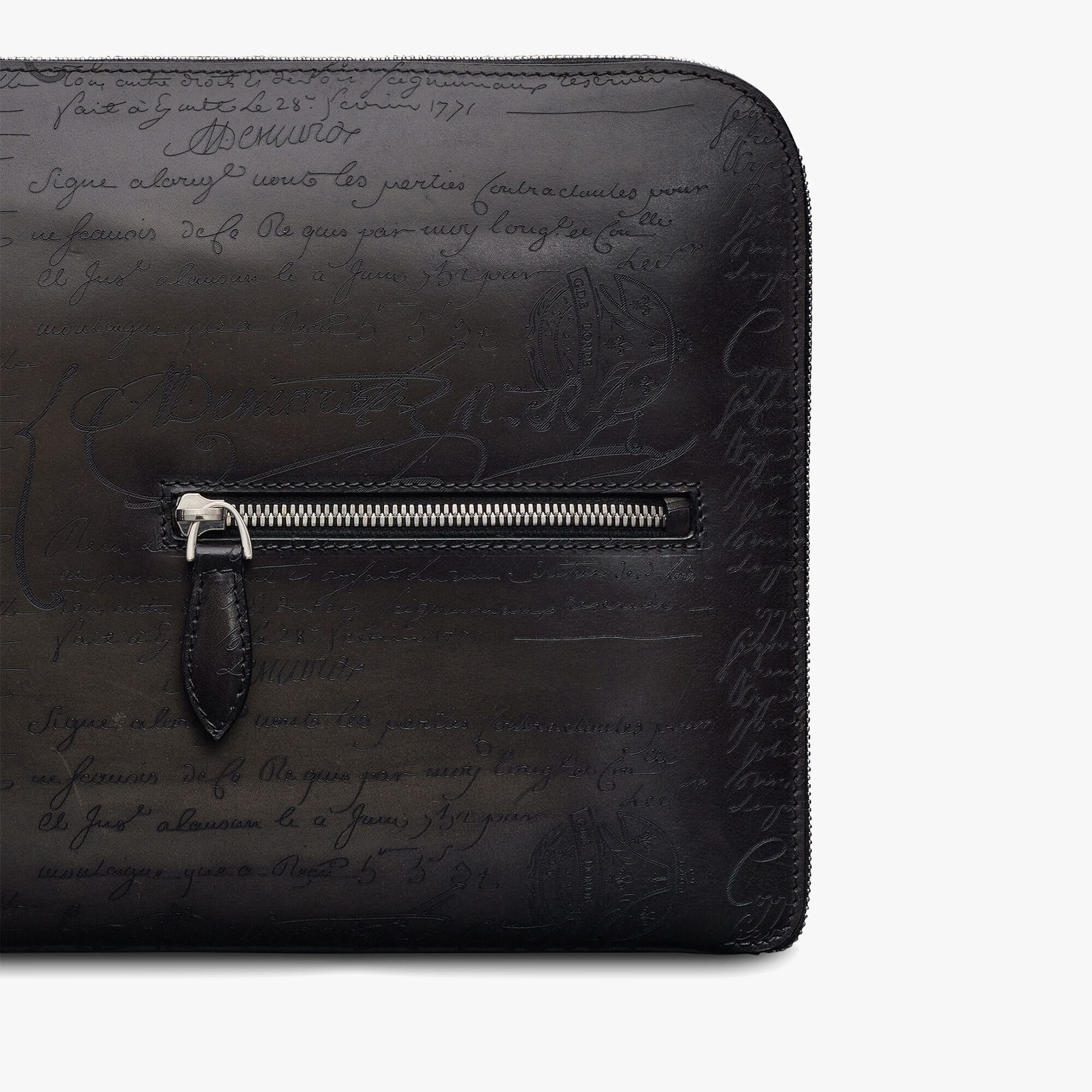 Pochette Nino Tgm En Cuir Scritto