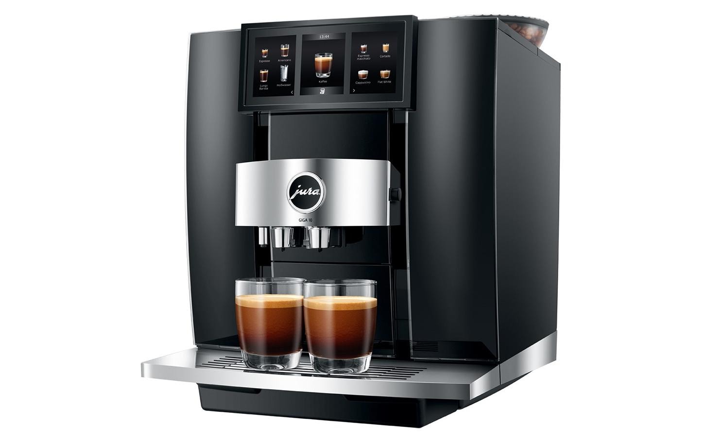 Kaffeevollautomat Giga 10 Diamond Black (SA)<br>Vollautomat für eine grosse Auswahl an Kaffee- und Milchspezialitäten