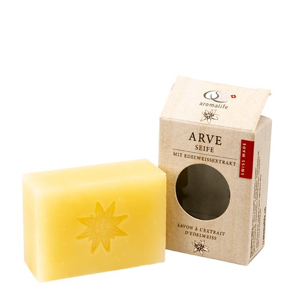 Aromalife ARVE Seife mit Edelweissextrakt Karton 90 g