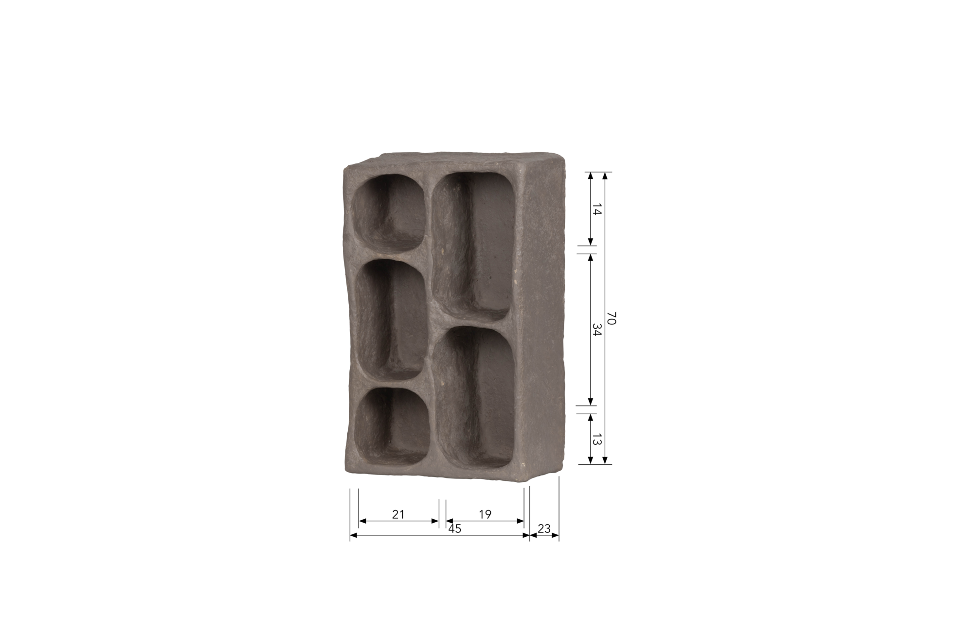 Wandkast Clay - Grijs