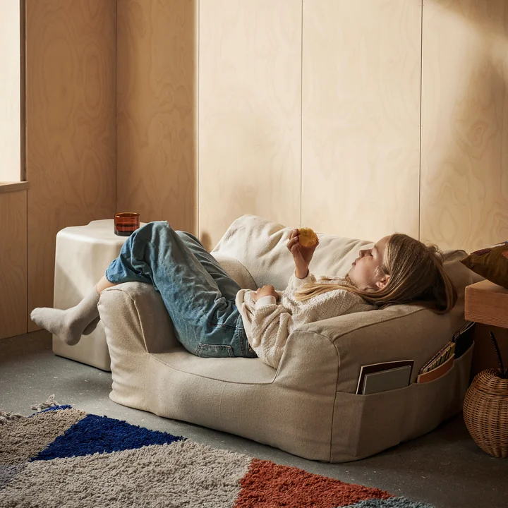 Ferm Living - Billow Sitzsack, off-white