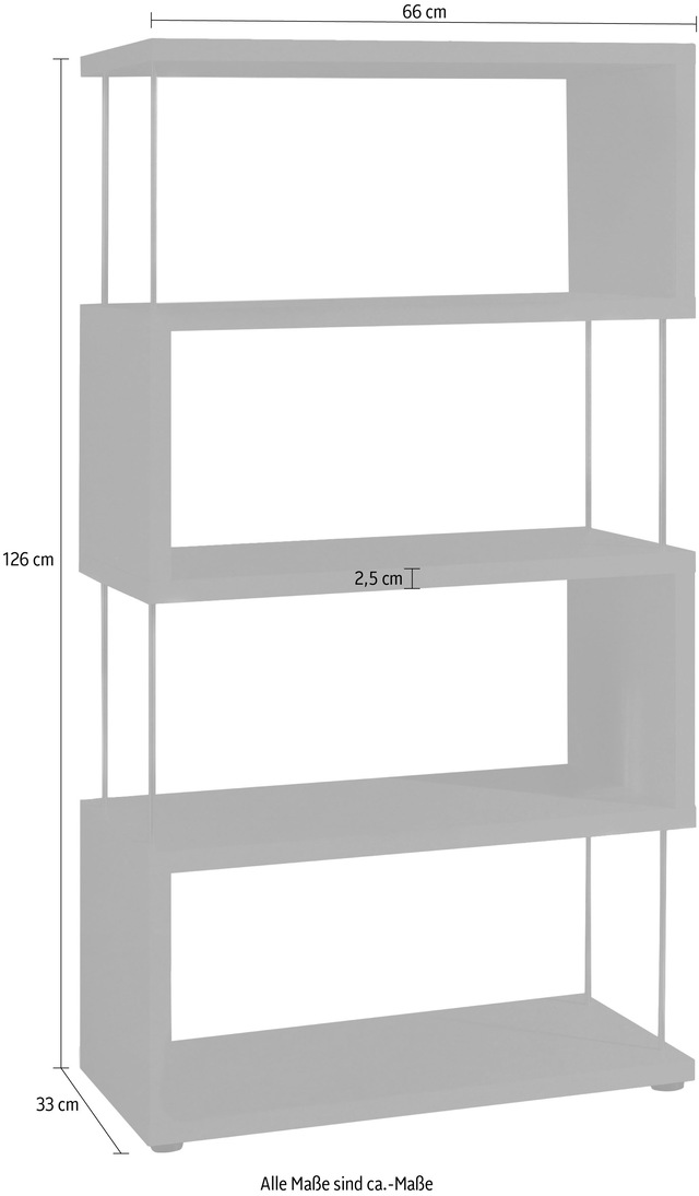 Mäusbacher Standregal »Sticks Regale« Breite 66 cm