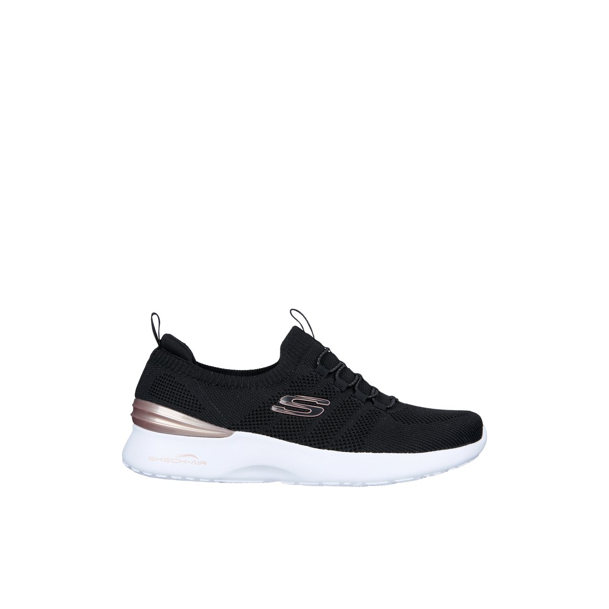 2X les points-Skechair_p_s-Baskets - Talon plat - Noir