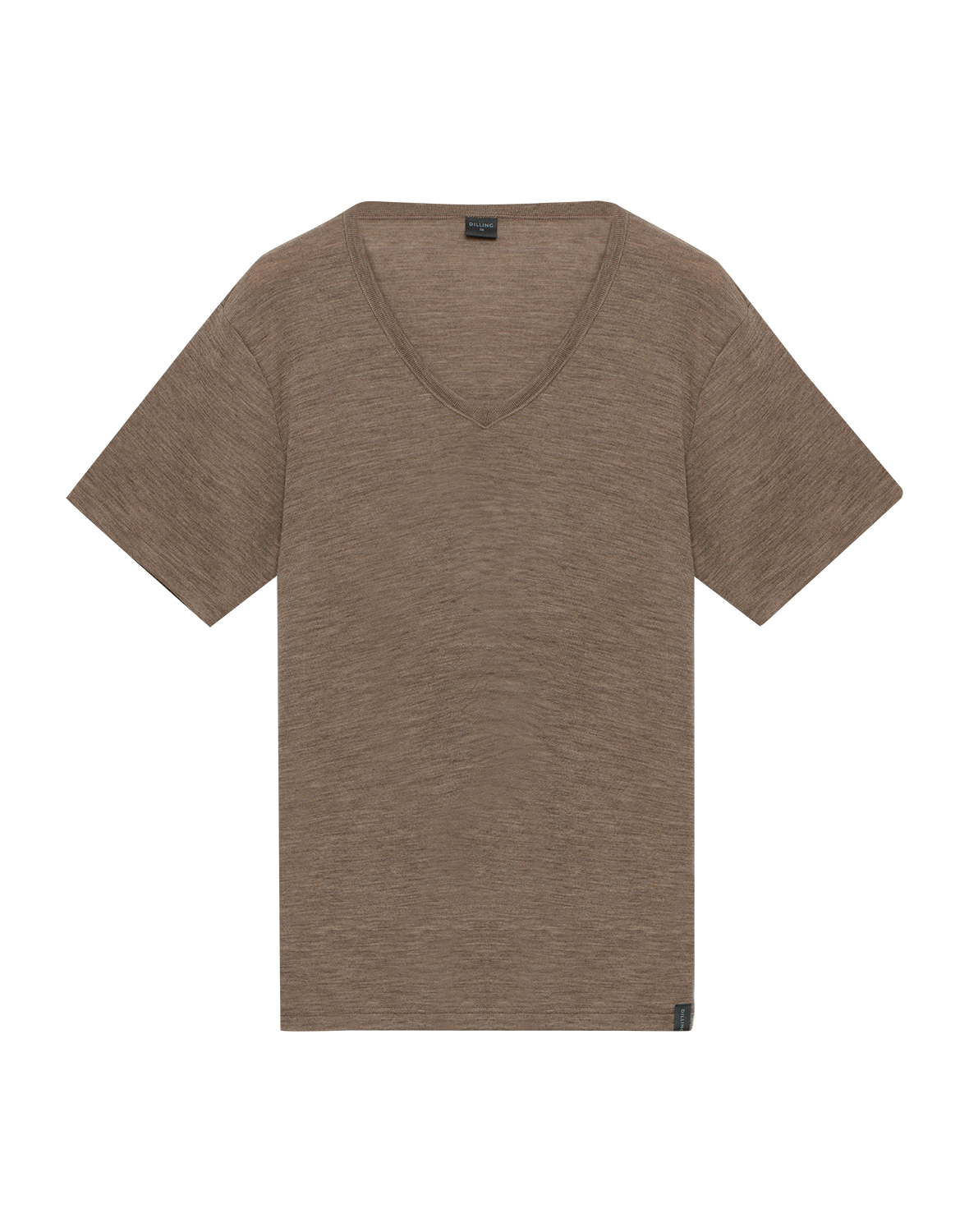 T-shirt met v-hals van merinwol voor dames
