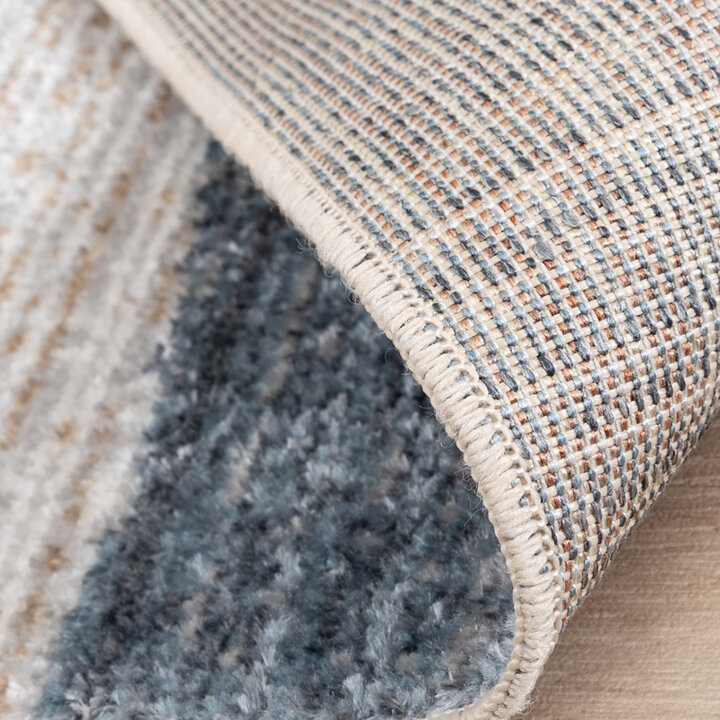 Rond wasbaar vloerkleed - Misha Blocks Multicolor