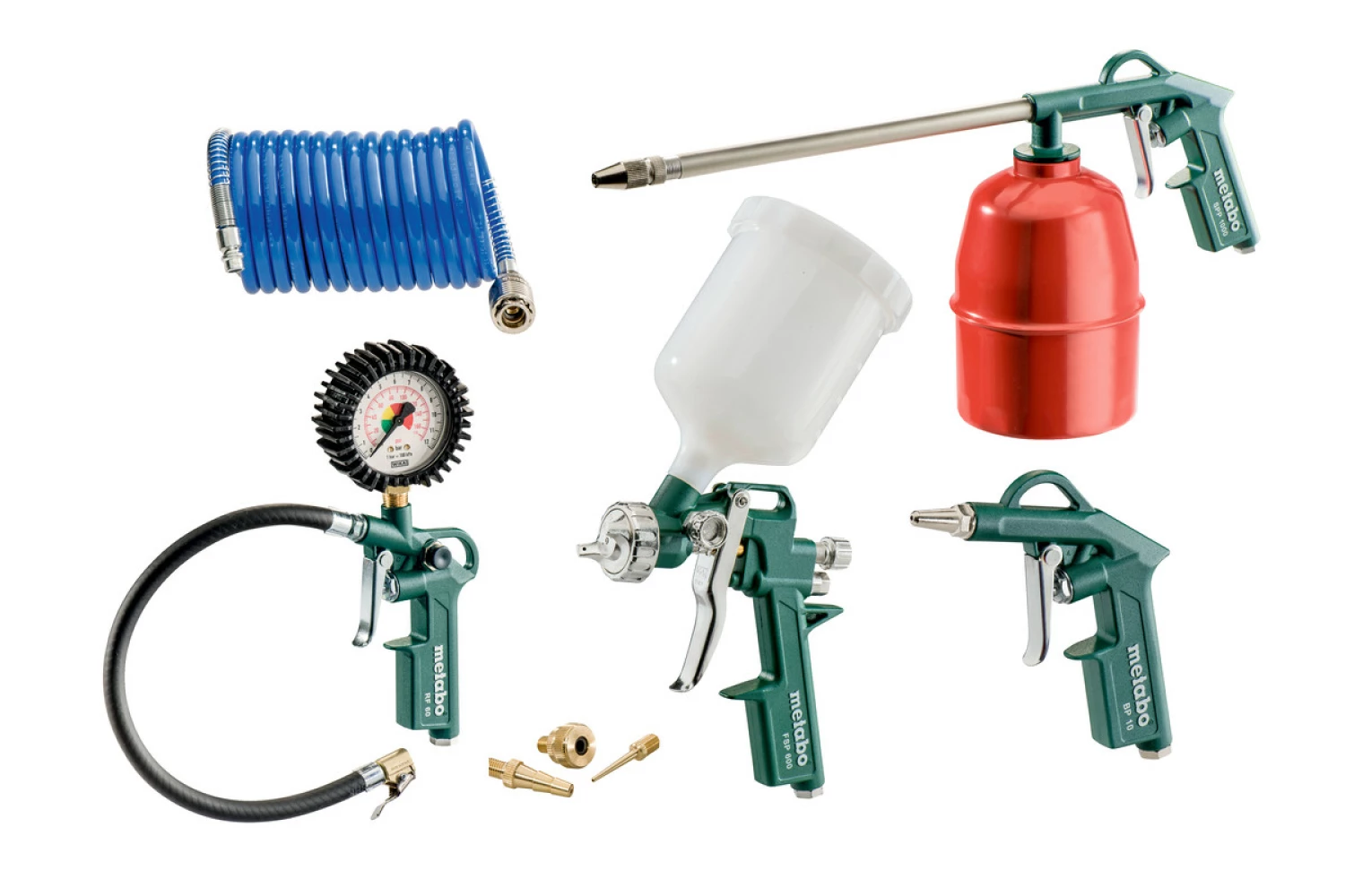 Metabo LPZ 7 toebehorenset voor compressor - Orion steeknippel 1/4