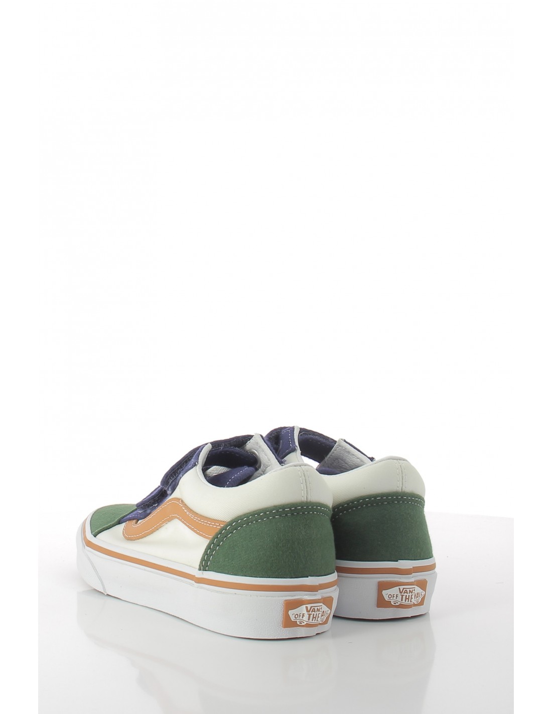 vans Baskets Enfant uy old skool v beige/vert
