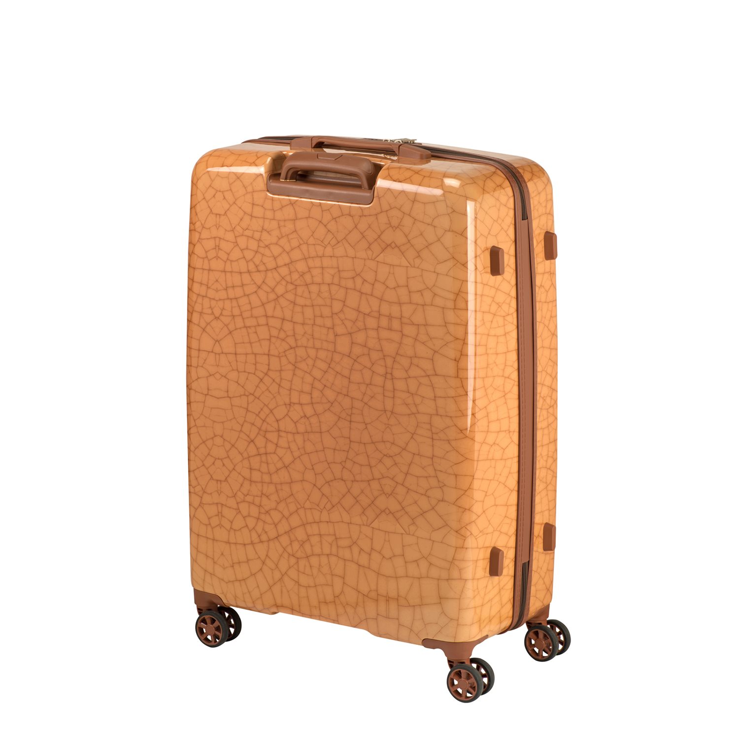 Le Sudcase Craquele Large Trolley terra