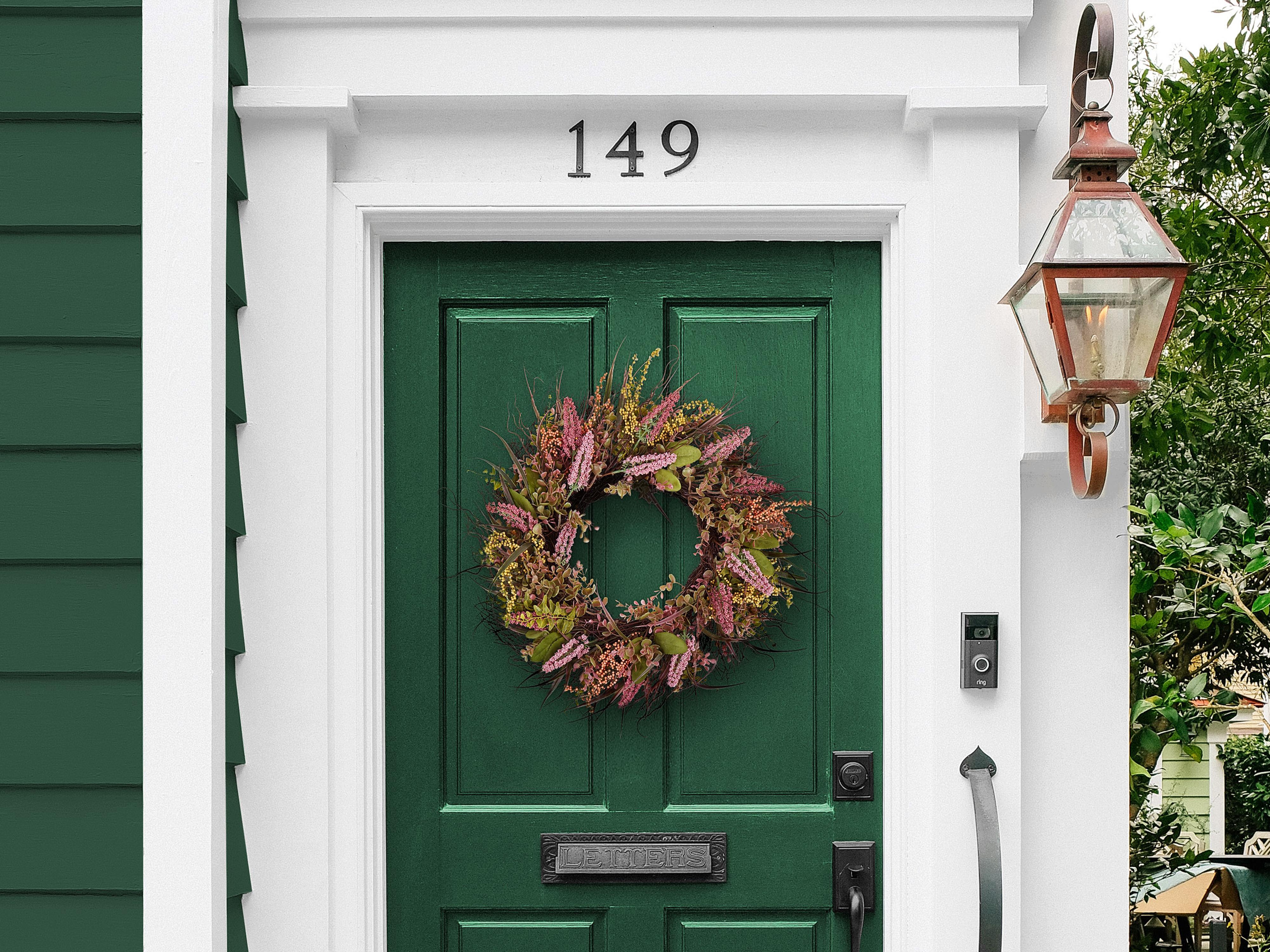 Decoratieve krans GUANCHA 50 cm Roze