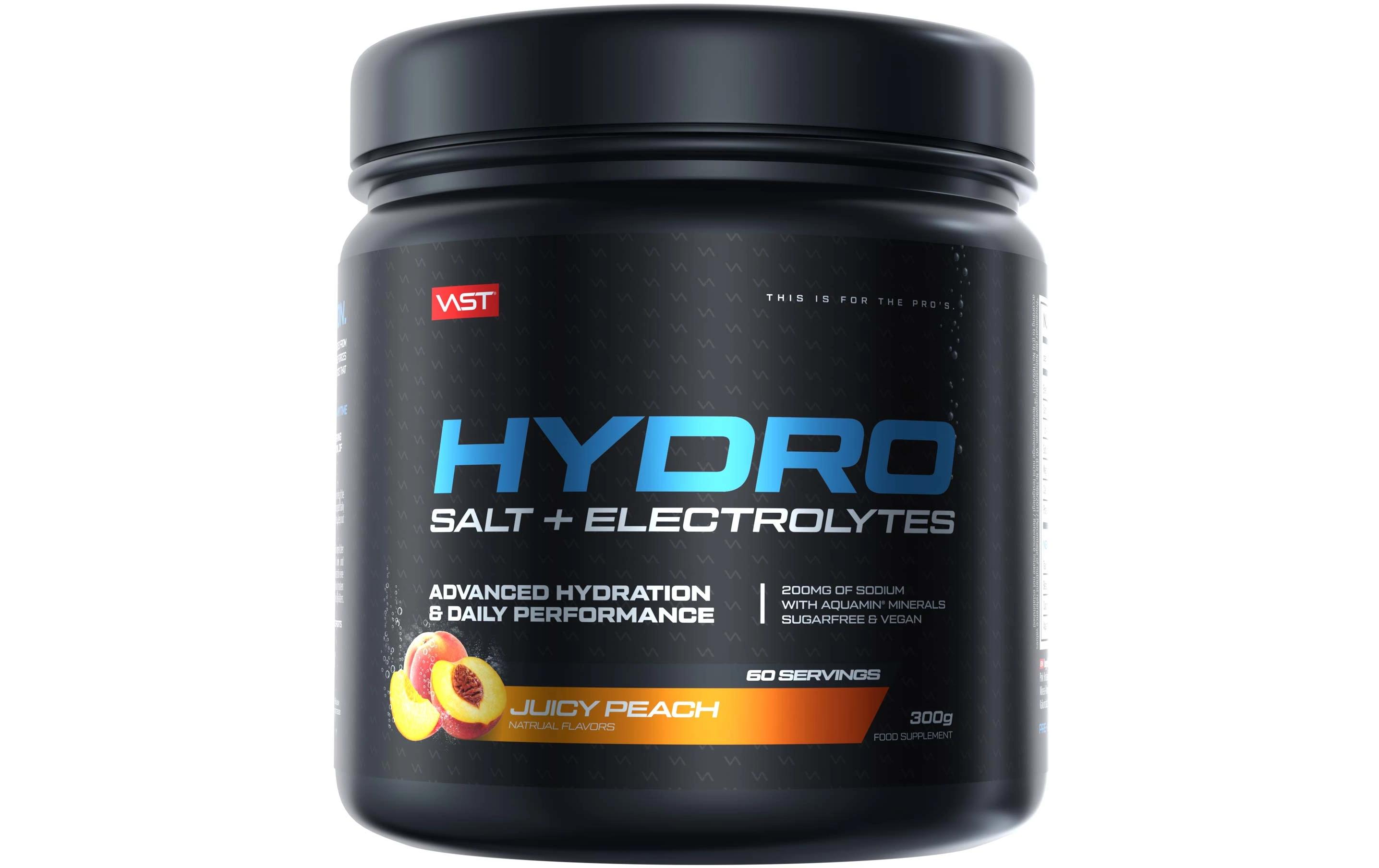 Pulver Hydro Dose: 300g, Juicy PeachEnergiereiches Elektrolytgetränk