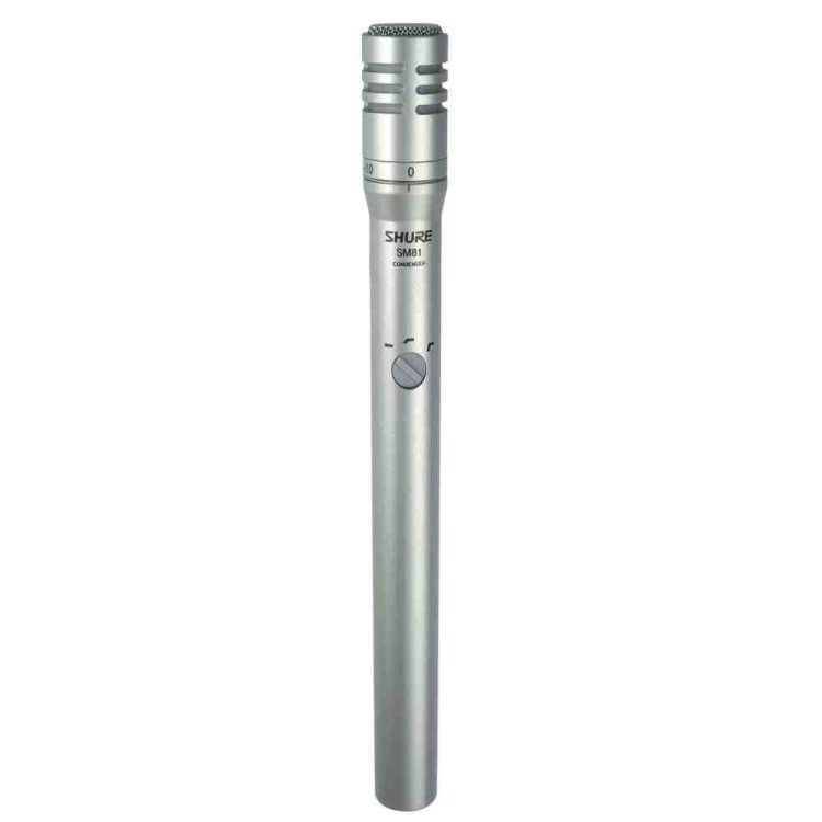 Shure SM81 condensator instrumentmicrofoon