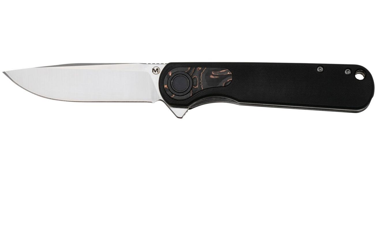 Böker Magnum Braddock 01SC088 Satin 440B, Black G10, zakmes