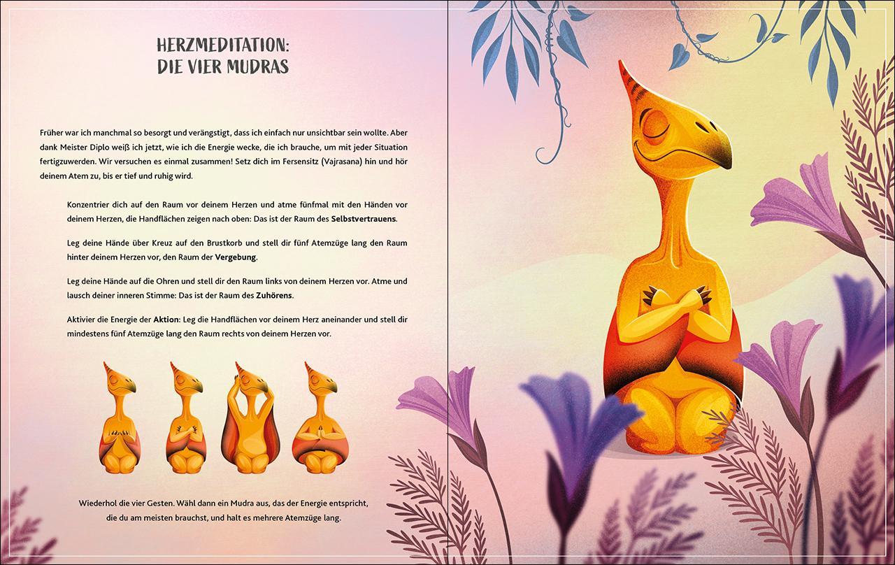 Kinder-Yoga für kleine Dinos