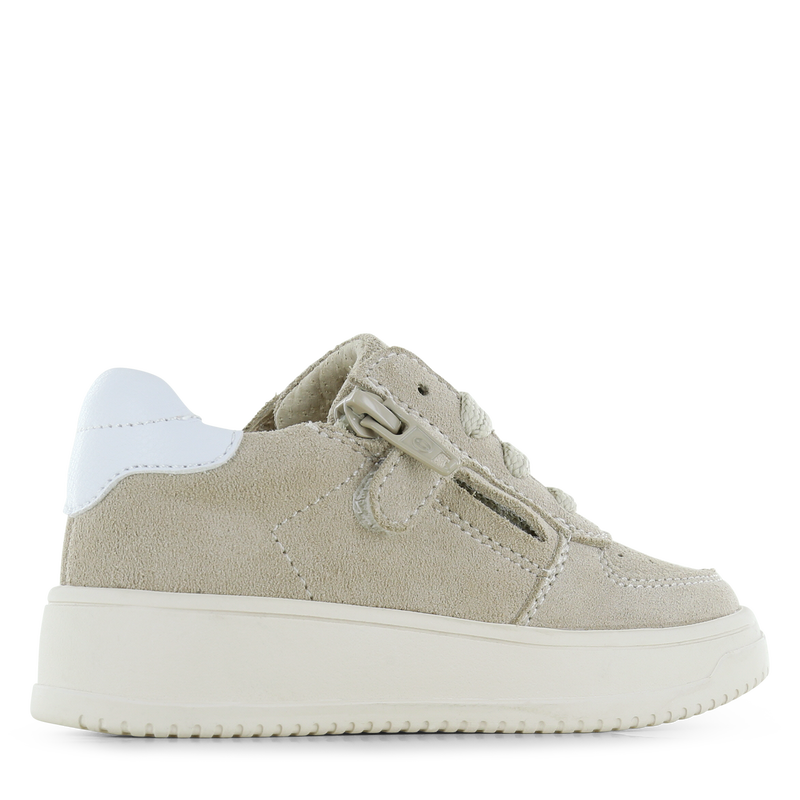 Shoesme beige sneaker Microfiber leer, Suède | Uni schoenen