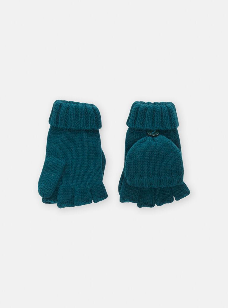 Moufles à motif chouette pour fille