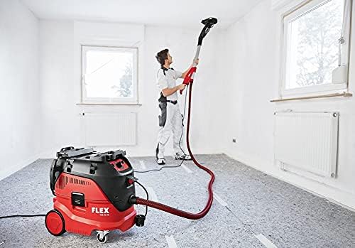 Flex Sicherheitssauger VCE 33 M AC-Set 230/CEE (Sauger mit automatischer Filterabreinigung) 465.682, Rot Schwarz
