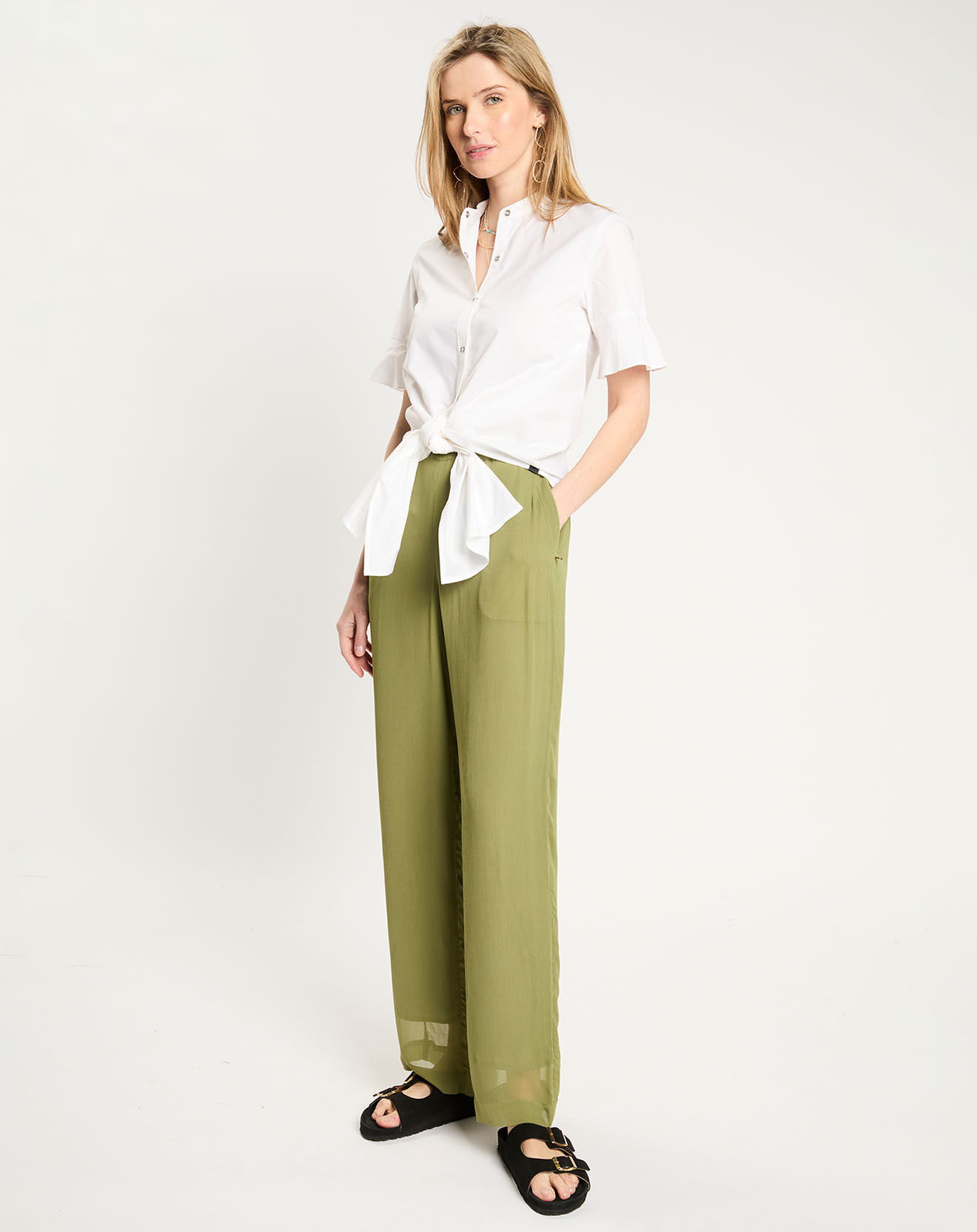 Scotch & Soda Chemise Nouée blanche