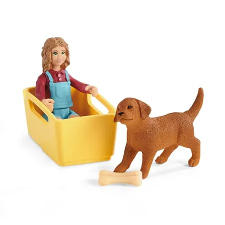 Schleich® 42543 Farm World - Bollerwagen-Ausflug