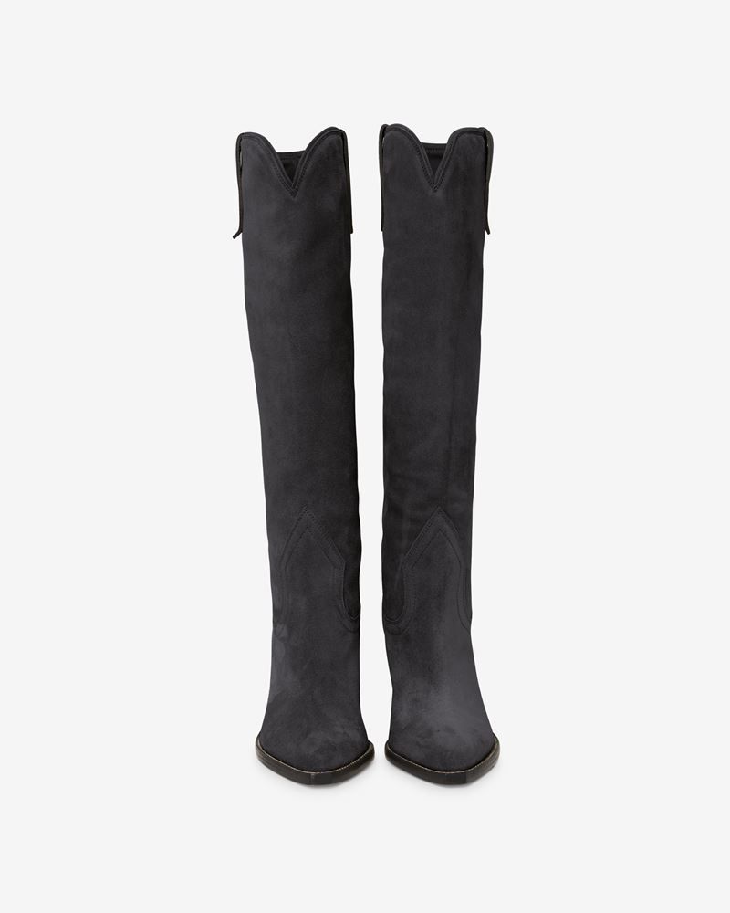 BOTTES EN CUIR VELOURS LOMERO