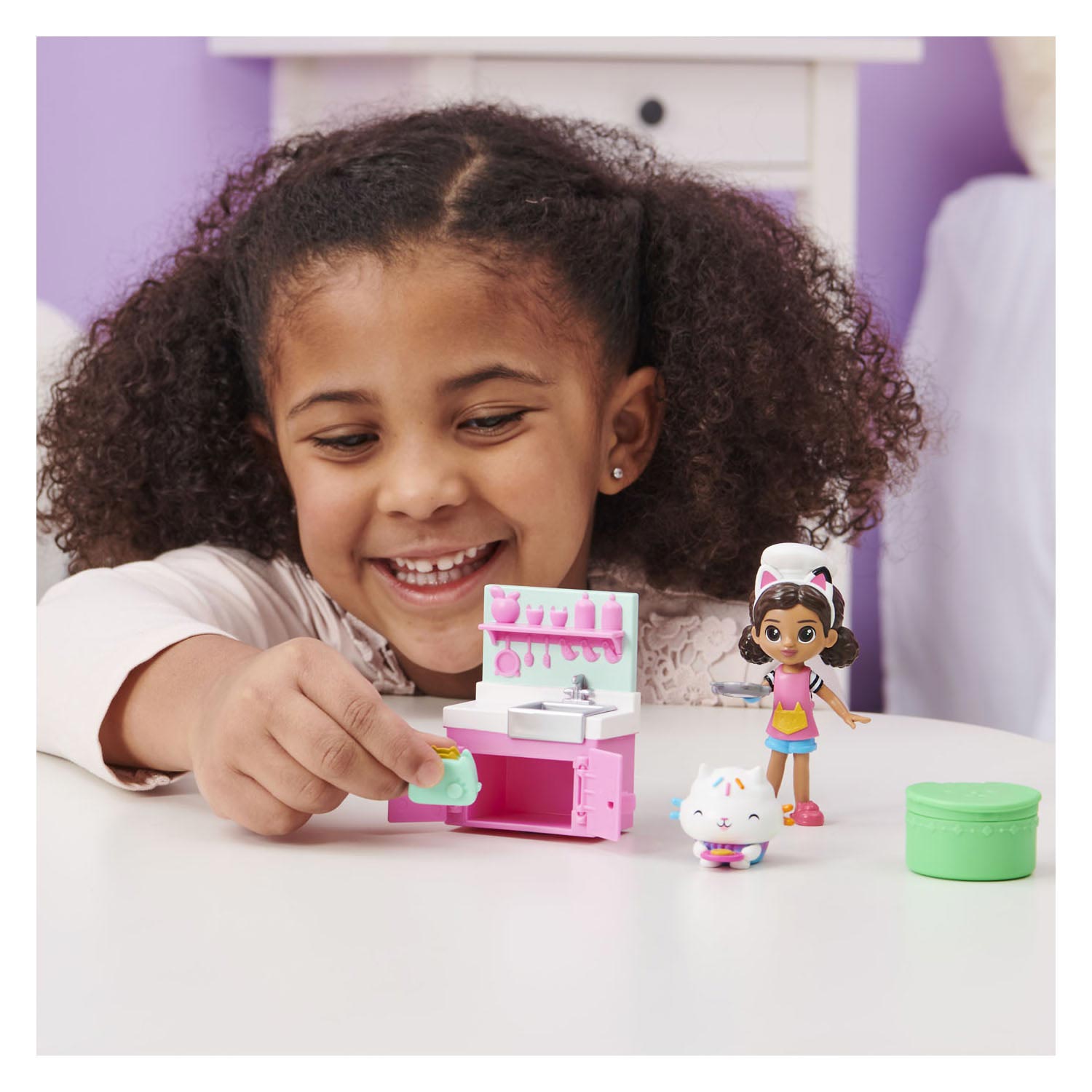 Gabby's Poppenhuis - Keuken Speelset met Gabbey en Cakey