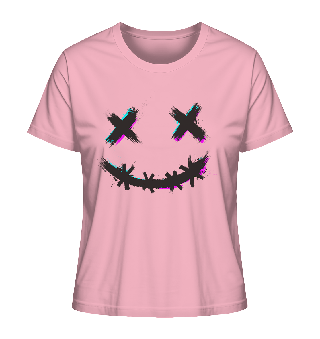 DartSturm - Scary Smile Schwarz - Ladies Organic Shirt