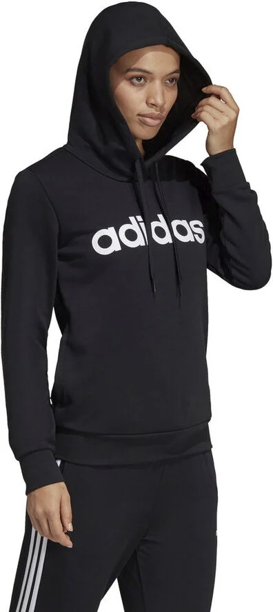 adidas Essentials Linear OH Hoodie Sort