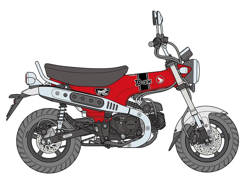 Tamiya Bausatz Honda Dax 125 Limited Edition 1:12 Honda Dax ST125 Modellbausatz als Tamiya Limited Edition