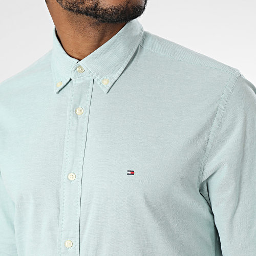 Chemise Manches Longues 1985 Flex Oxford 9968 Vert Clair