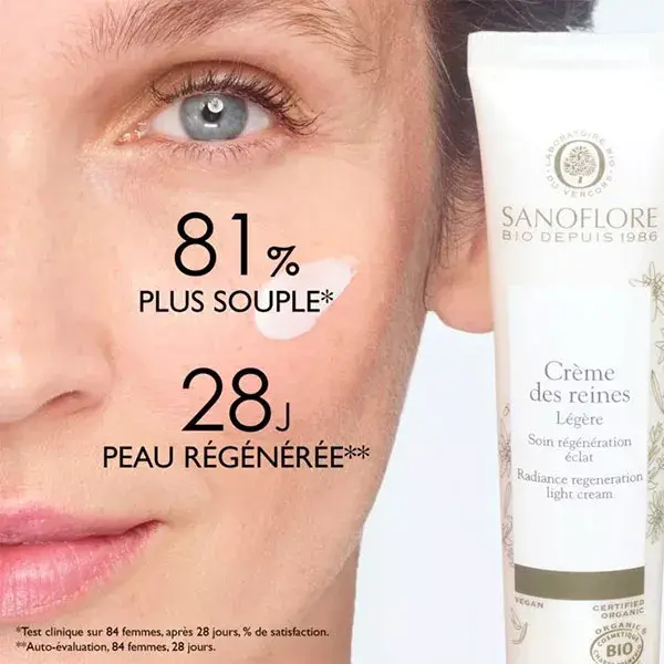 Sanoflore Reines Light Creme de Dia Regenerador de Luminosidade Orgânico 40ml
