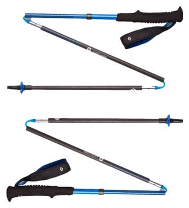 Bâtons de Randonnées Black Diamond Distance Carbon Z Noir/Bleu