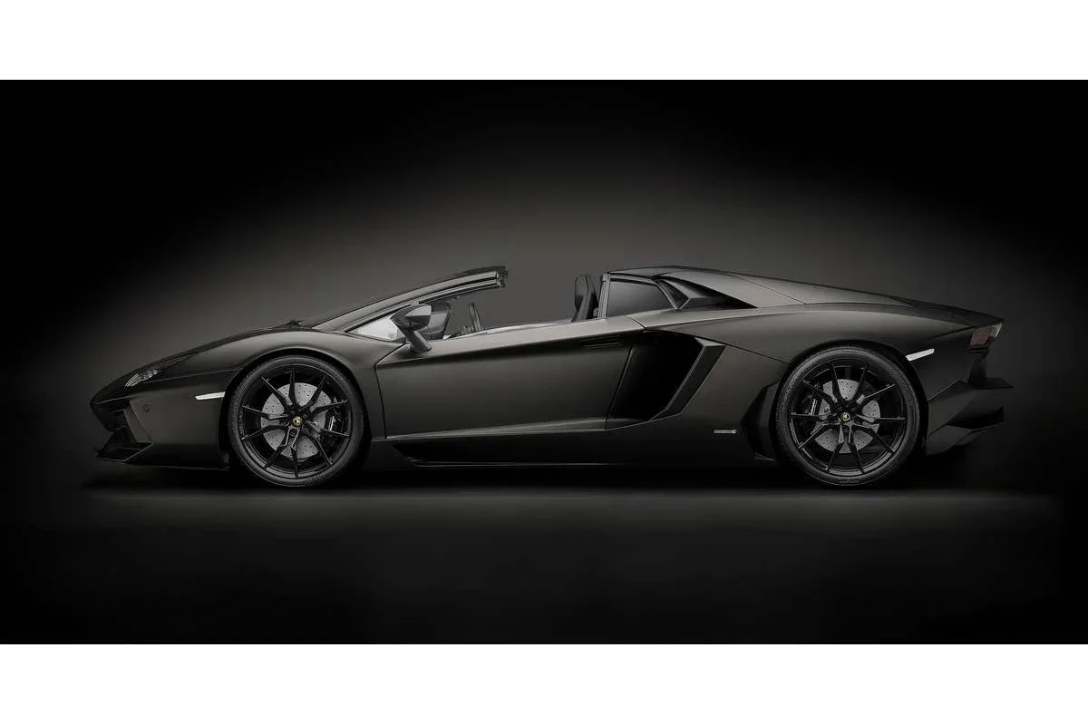 POCHER - Lamborghini Aventador LP700-4 Roadster Nero Nemesi (HK121F)