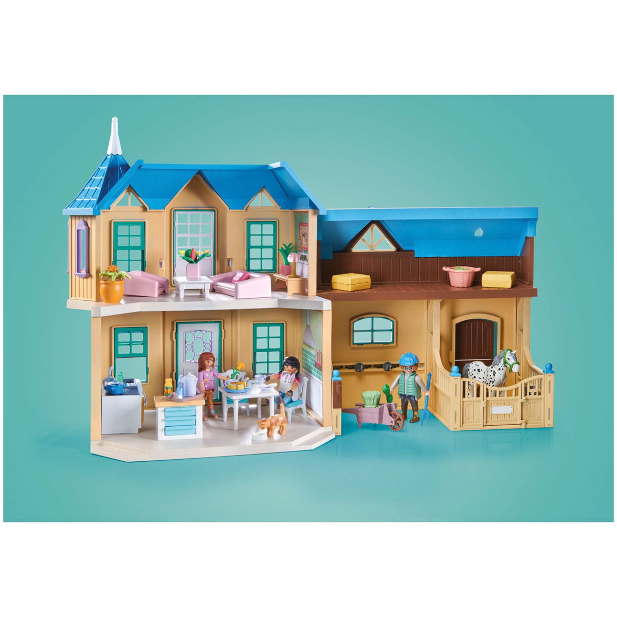 PLAYMOBILPLAYMOBIL   Horses of Waterfall 71351 Waterfall Ranch
