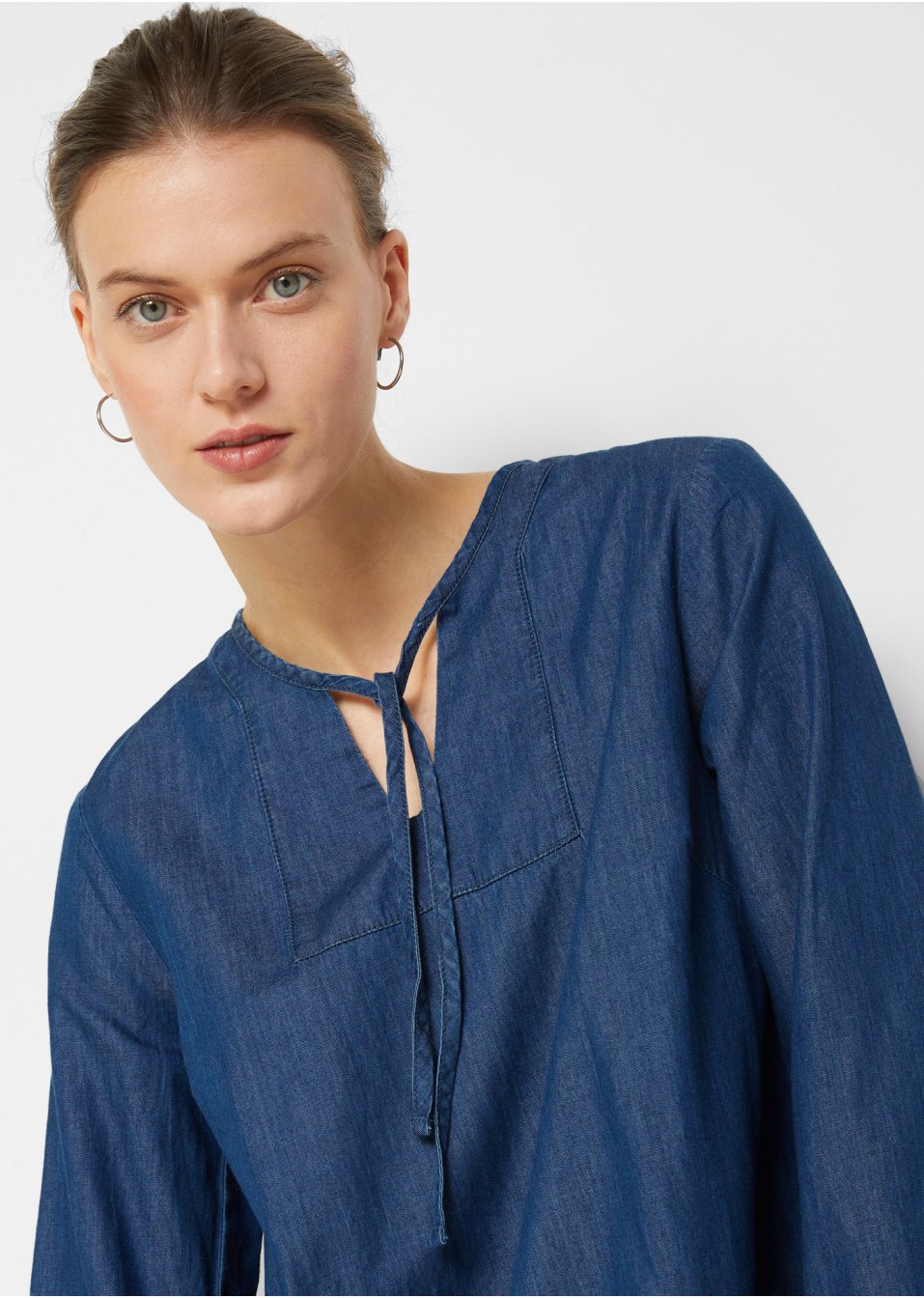 Robe en jean avec poches