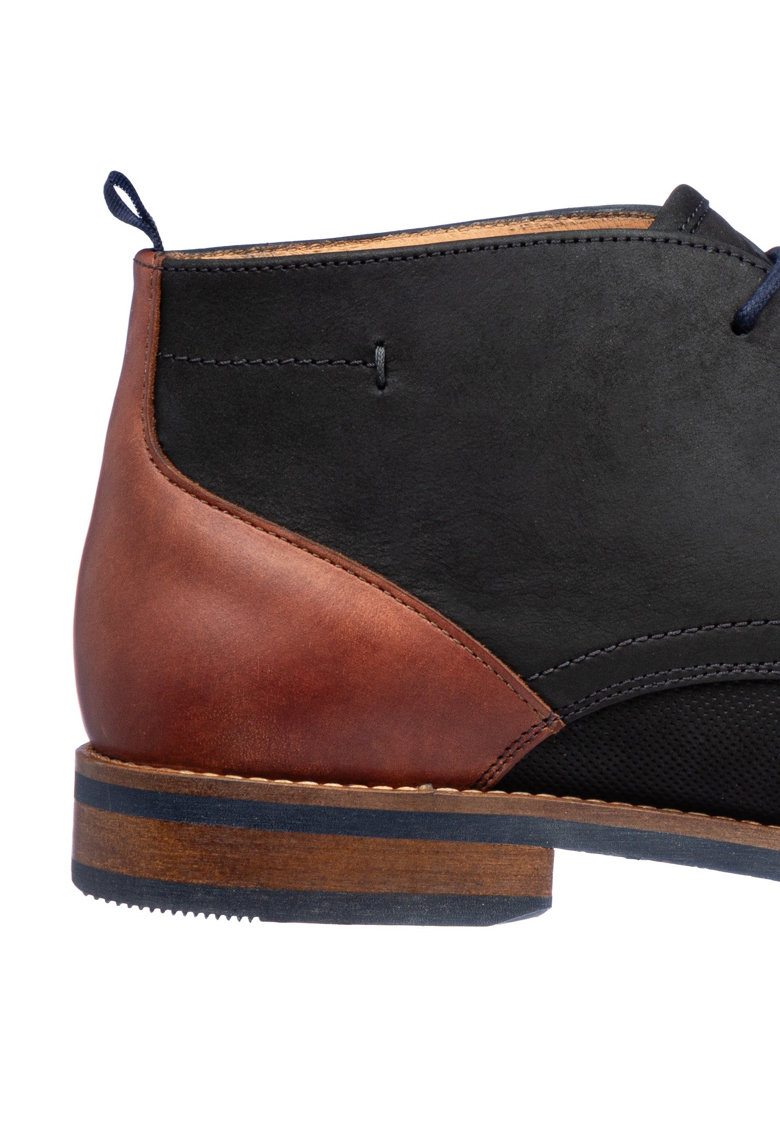 Antraciet grijs nubuck Sabinus halfhoge veterschoen