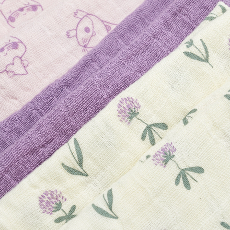 pippi Muslin Tücher 6er Pack Orkide