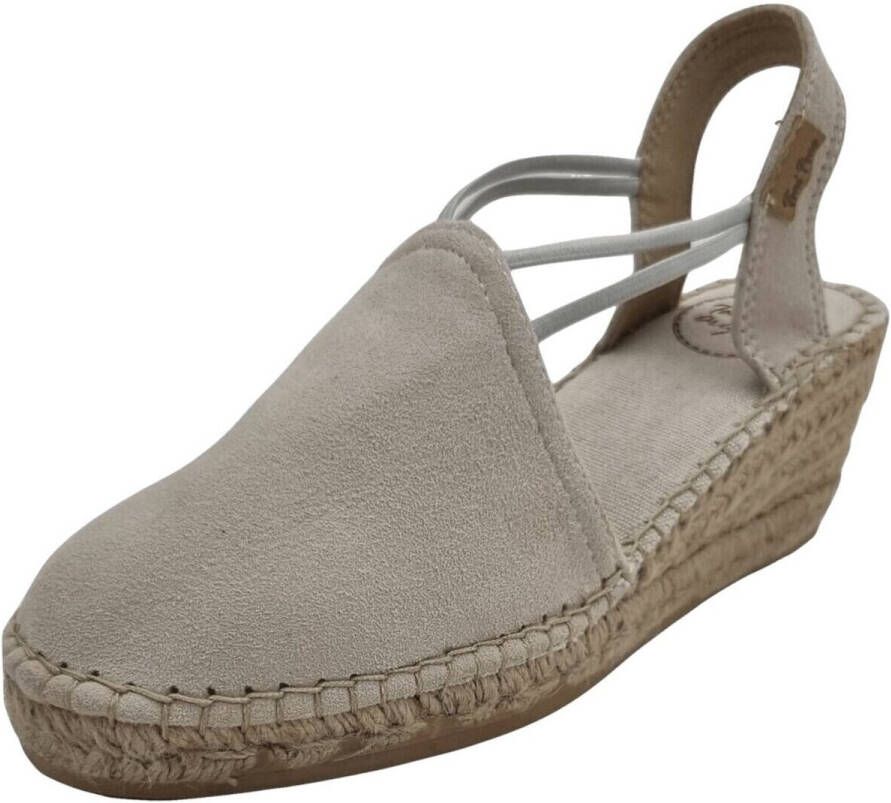 Toni Pons Tremp Dames Espadrilles Pedra Beige Suède TREMPpedra