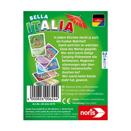 Noris Bella Italia - Das Campingspiel