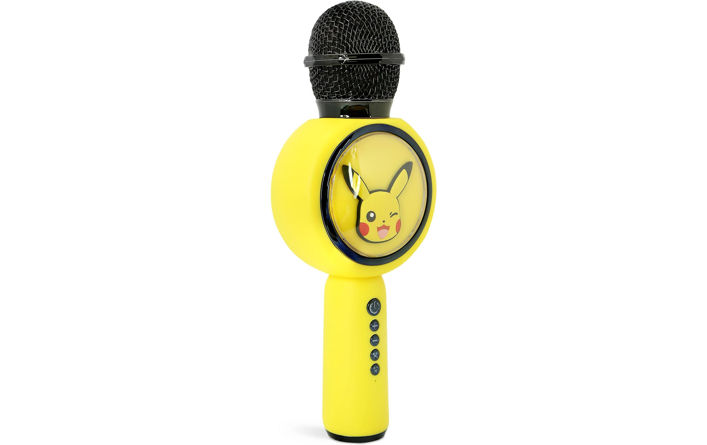 Mikrofon Pokémon Pikachu PopSing Karaoke GelbKaraoke-Mikrofon im Pokémon Pikachu-Design mit eingebautem Lautsprecher