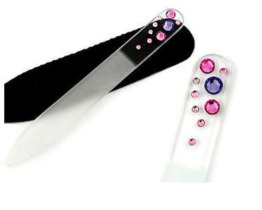 Vitry - Glasfeile mit Swarovski Design