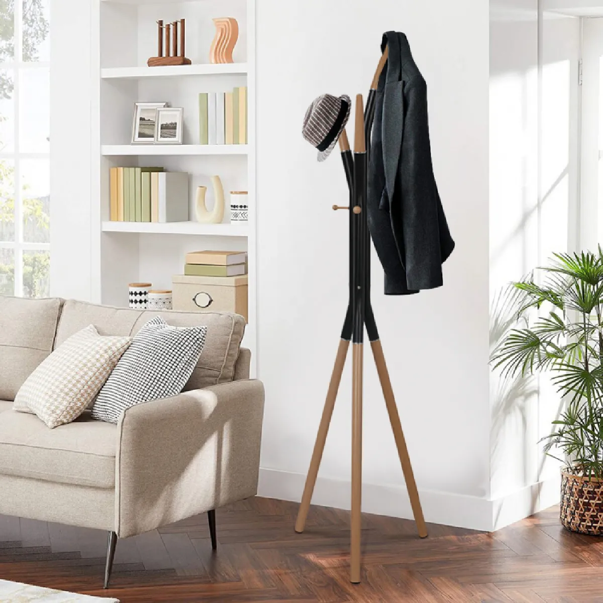 Ahd Amazing Home Design Dakabi Porte-manteau moderne - Noir