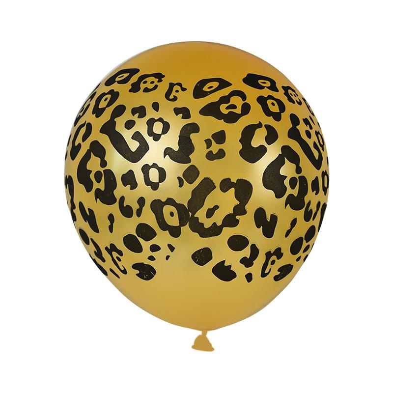 (19-tlg. Set) Party Zahlen Ballon Kinder Geburtstag Luftballons Latex- und Folienballon Safari - Zahl 4