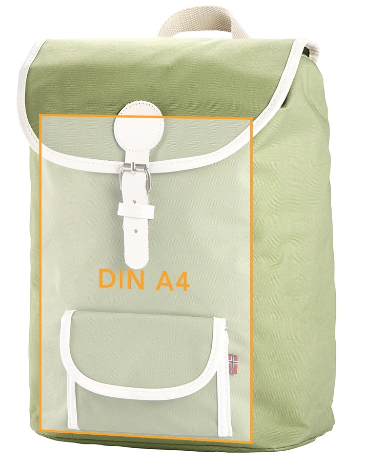Kinderrucksack RETRO (35x36x12) in hellgrün