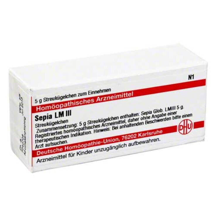 DHU LM Sepia III Globuli, 5 g